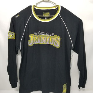 Akdmks Long Sleeve Black T-Shirt Large